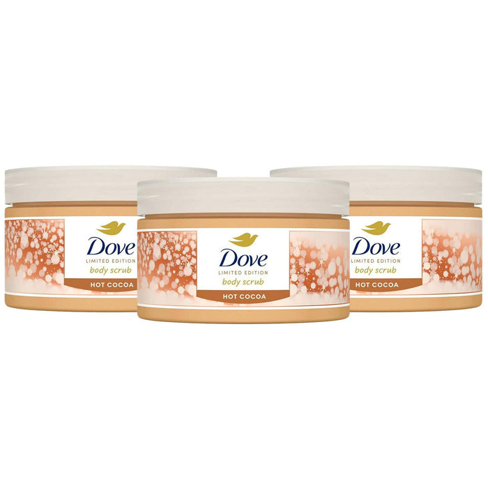 Dove Hot Cocoa Body Scrub - 3.5 oz each - 3 Pack