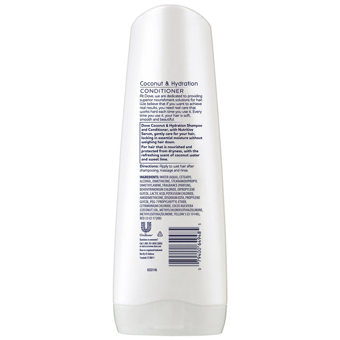 Dove Nourishing Rituals Coconut & Hydration Conditioner, 12 oz