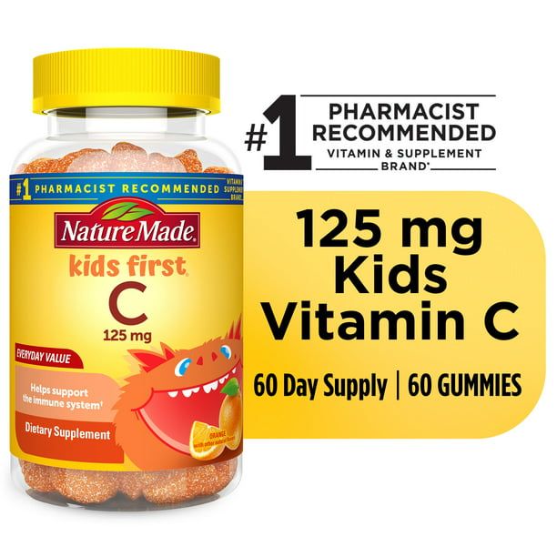 Nature Made Kids Vitamin C Gummies; Dietary Supplement; 60 Count