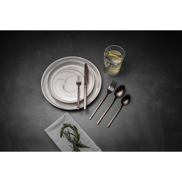 Thyme & Table 20-Piece Arden Stainless Steel Flatware Set, Bronze