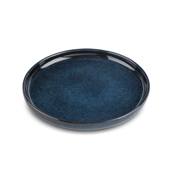 Thyme & Table Stoneware Round Salad Plate, Atlantic Blue