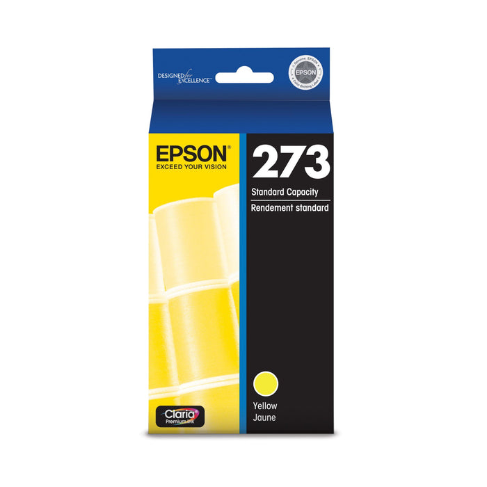 EPSON 273 Claria Ink Standard Capacity Yellow Cartridge (T273420-S) Works with Expression Premium XP-520, XP-600, XP-610, XP-620, XP-800, XP-810, XP-820