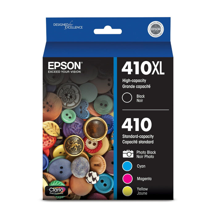 Epson 410XL High-capacity Black/Color Combo Pack Ink Cartridges