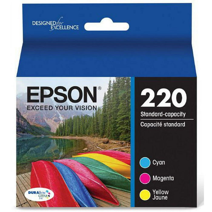 Epson 220 ink Black and Color 4 Pack (T220120, T220520)