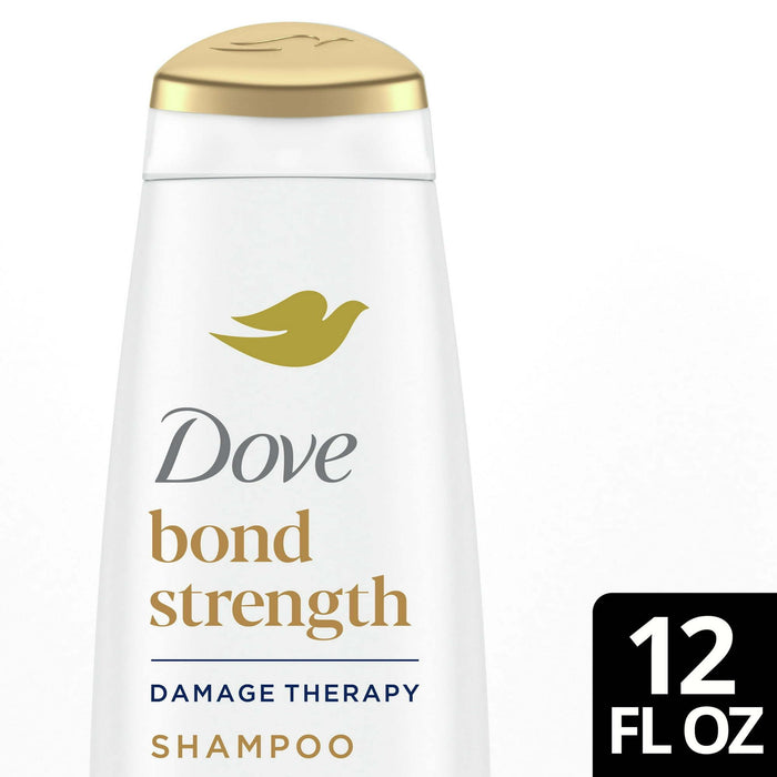 Dove Bond Strength Women's Shampoo for Damaged Hair with Bio Protein Care, 12 oz