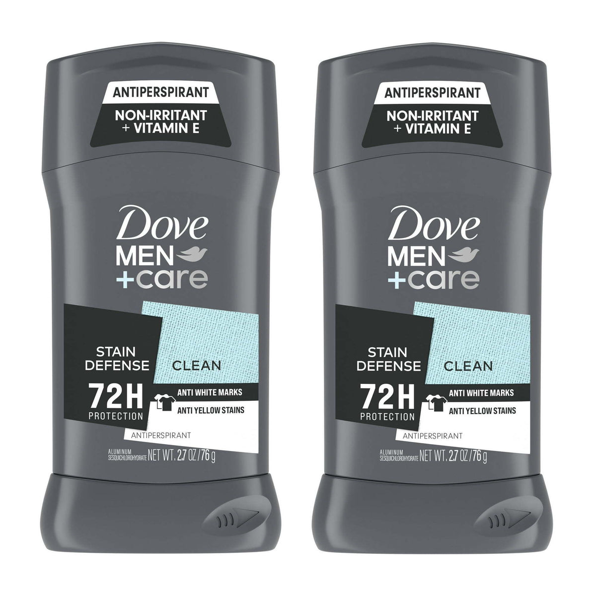 Dove Men+Care Stain Defense Men's Antiperspirant Deodorant Stick Clean ...