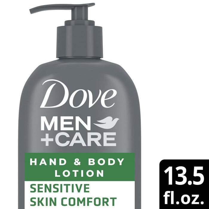 Dove Men+Care Sensitive Skin Comfort Women's Hand & Body Lotion Dry Skin Aloe, 13.5 oz