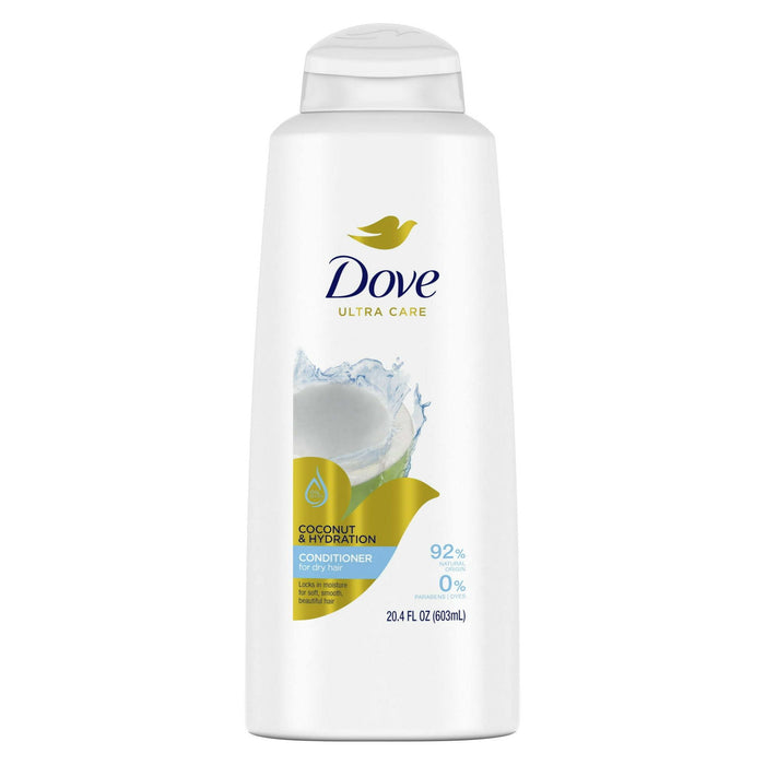 Dove Coconut and Hydration Daily Conditioner for Dry Hair, 20.4 oz