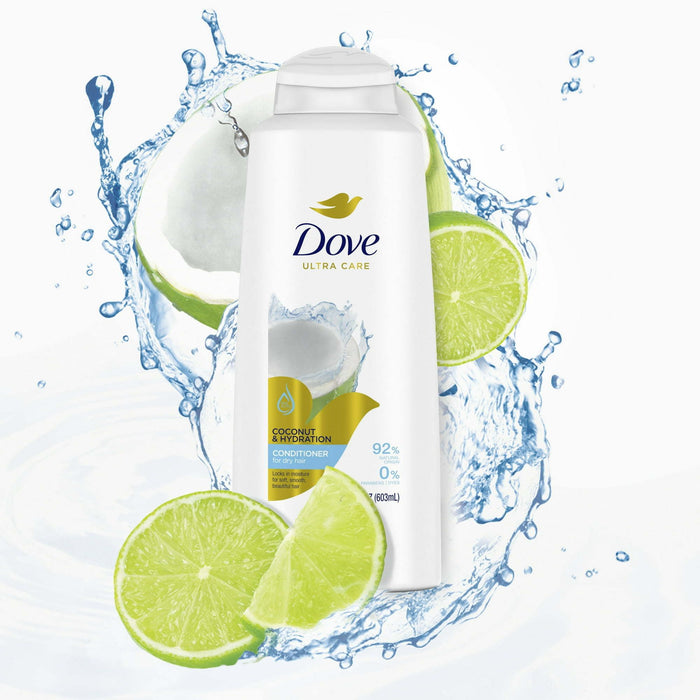 Dove Coconut and Hydration Daily Conditioner for Dry Hair, 20.4 oz