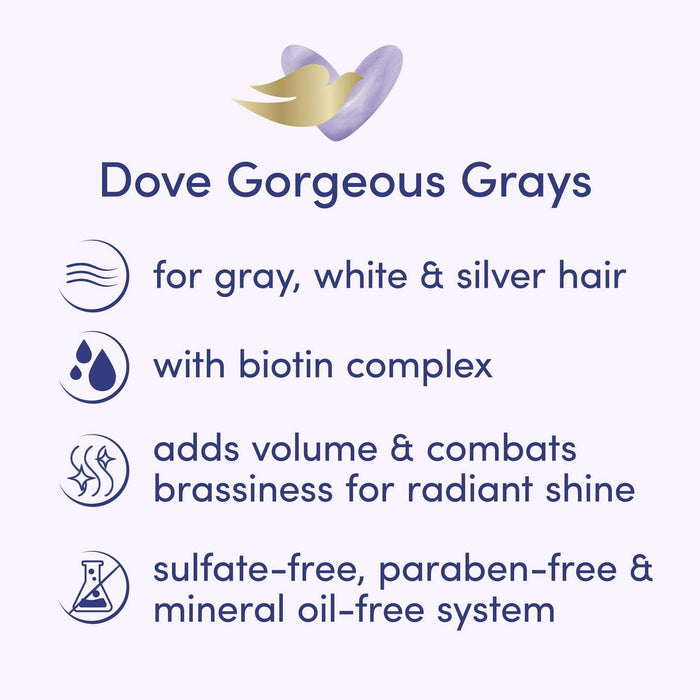 Dove Love Your Silver Ultra Light Leave In Conditioner Biotin Complex All Hair Types, 13.5 fl oz