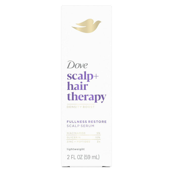 Dove Scalp + Hair Therapy Density Boost Fullness Restore Scalp Serum All Hair, 2 oz