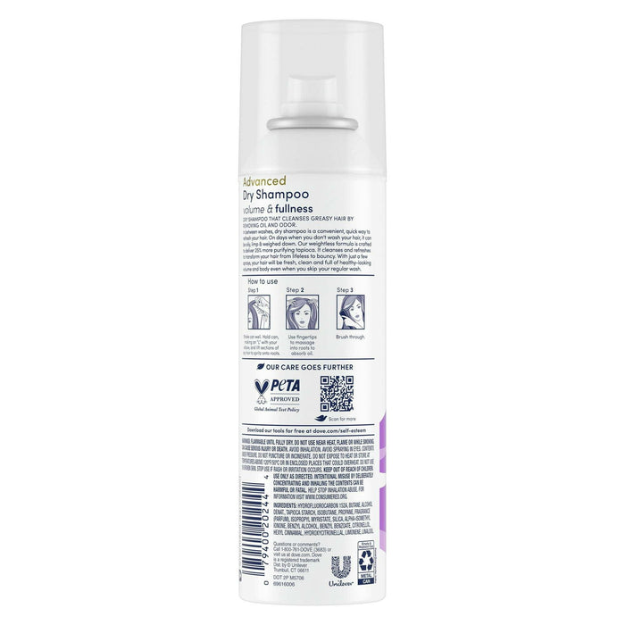 Dove Advanced Volume and Fullness Dry Shampoo, 5 oz