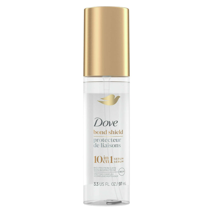 Dove Bond Shield 10-in-1 Women's Serum Nourishing Damaged Hair with Bio Protein Care, 3.3 oz