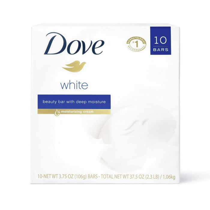 D ove Beauty Bar White 3.75 oz 10 Bars