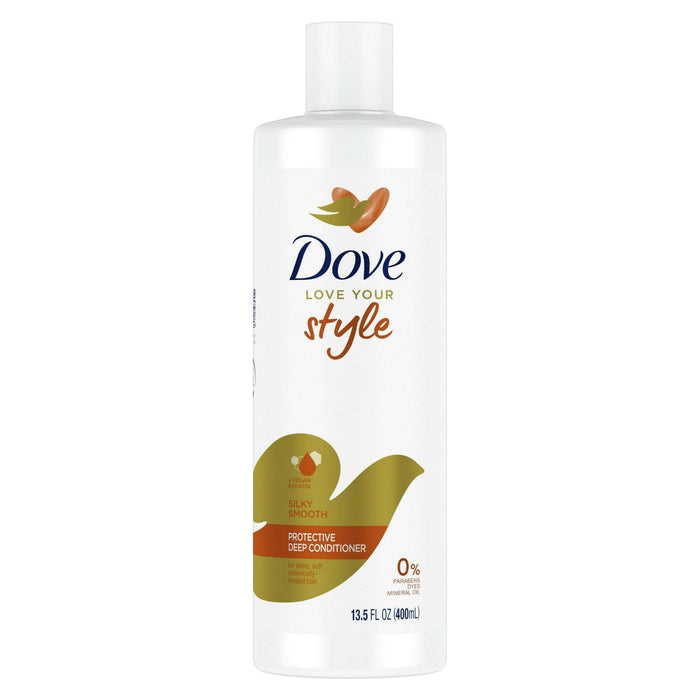 Dove Love Your Style Protective Deep Conditioner Silky Smooth, 13.5 oz