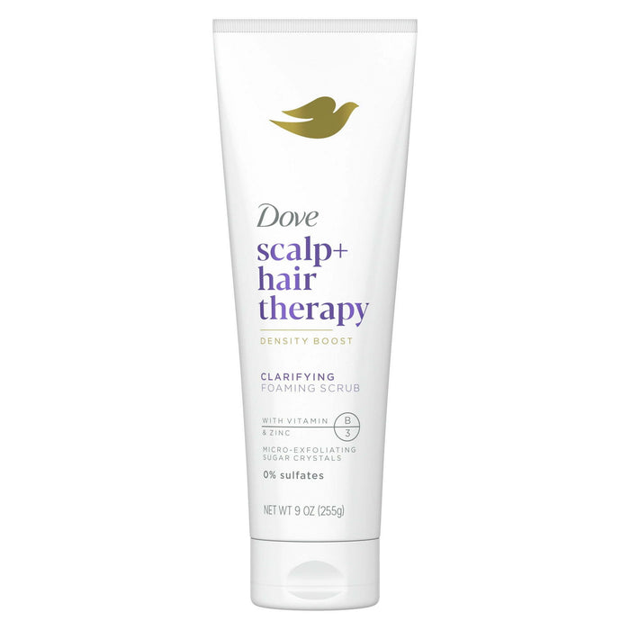 Dove Scalp + Hair Therapy Density Boost Clarifying Foaming Scalp Scrub, 9 oz