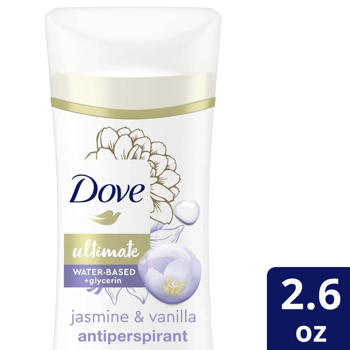 Dove Ultimate Antiperspirant Deodorant Stick Jasmine & Vanilla 2.6 oz