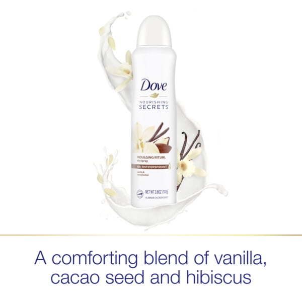 Dove Nourishing Secrets Dry Spray 48H Antiperspirant Deodorant 3.8 Oz