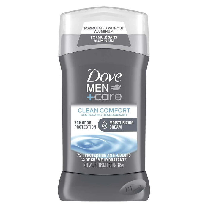 Dove Men+Care Aluminum-Free Deodorant; Clean Comfort 3 Ounce (Pack of 3)