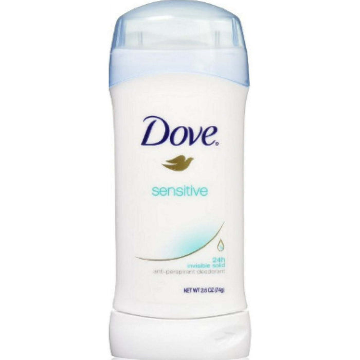 Dove Anti-Perspirant Deodorant, Sensitive Skin 2.60 oz (Pack of 2)