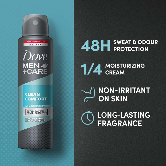 Dove Men+Care Clean Comfort Deodorant Spray 150 ml by Dove