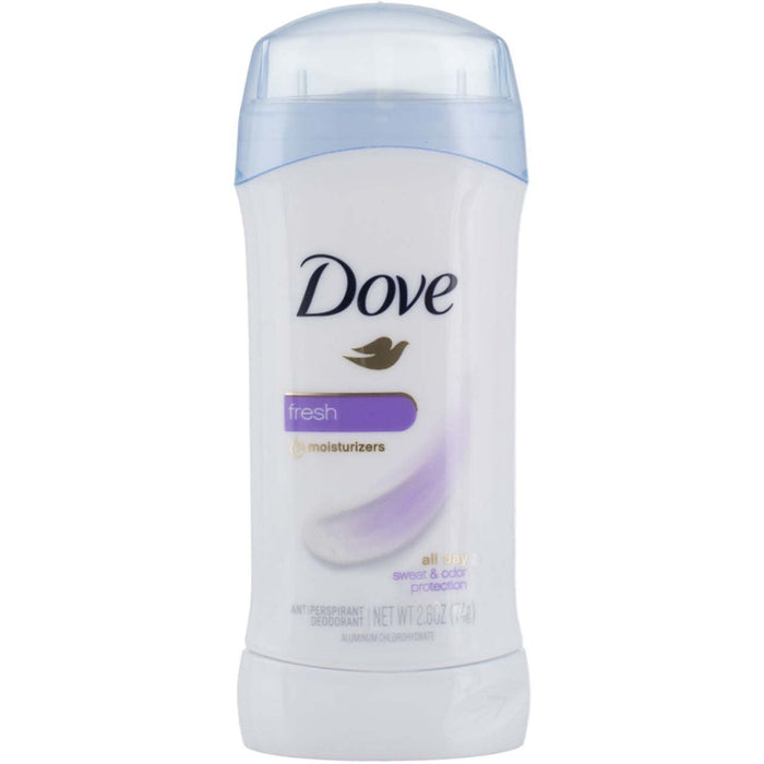 Dove Anti-Perspirant Deodorant Invisible Solid, Fresh 2.60 oz (Pack of 3)