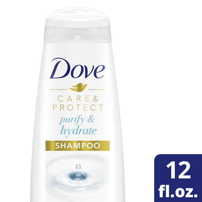 Dove Care & Protect Moisturizing Daily Shampoo, 12 fl oz