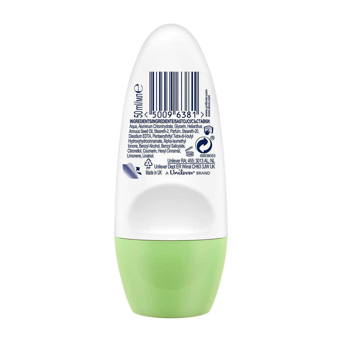 Dove Go Fresh Cucumber & Green Tea Scent Antiperspirant Roll-on, 50 Ml / 1.7 Ounce (Pack of 5)