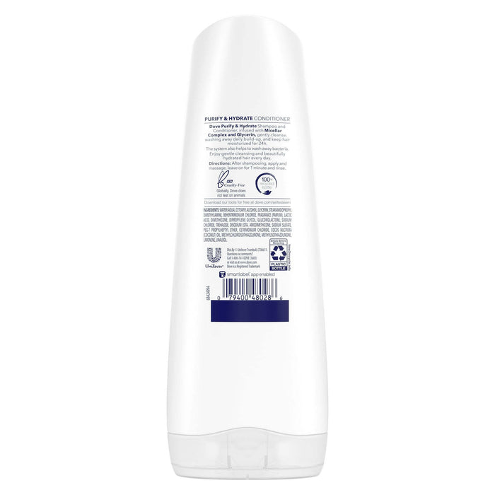 Dove Care & Protect Conditioner Purify & Hydrate, 12 oz