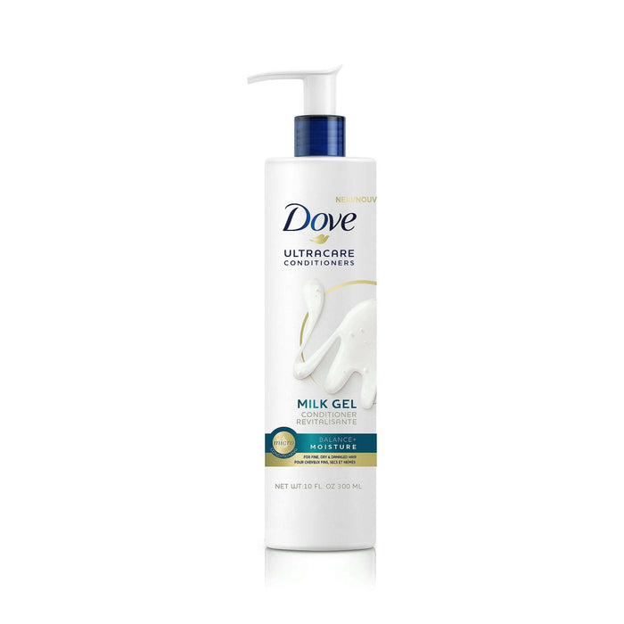 Dove UltraCare Conditioners Milk-Gel For Fine, Dry, Damaged Hair Balanced Moisture 10 oz