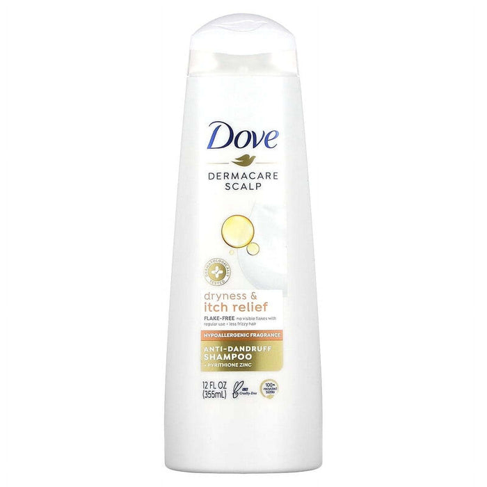 Dove, Dermacare Scalp, Anti-Dandruff Shampoo, Dryness & Itch Relief, 12 fl oz (355 ml) Pack of 2