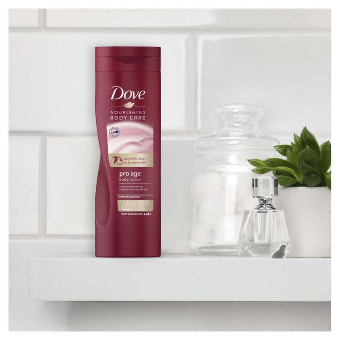 Dove Pro Age Body Lotion 400ml - European Version NOT North American Variety - Imported from United Kingdom by Sentogo - SOLD AS A 2 PACK