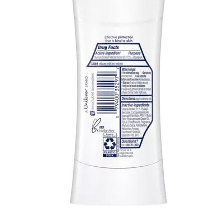 Dove Advanced Care Antiperspirant Deodorant Cool Essentials 2.6 oz (Pack of 3)