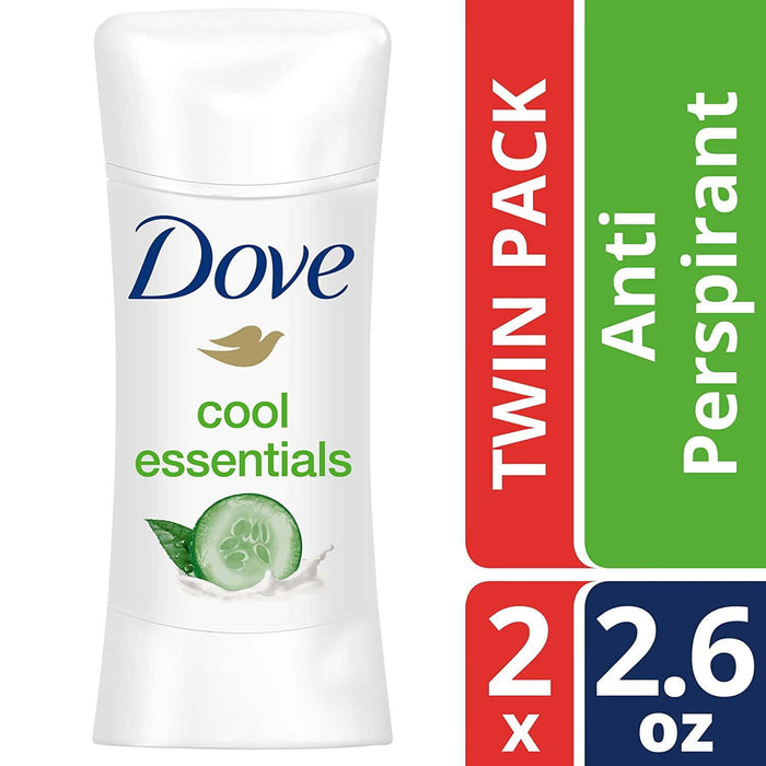 Dove Advanced Care Antiperspirant Deodorant Cool Essentials 2.6 oz (Pack of 3)