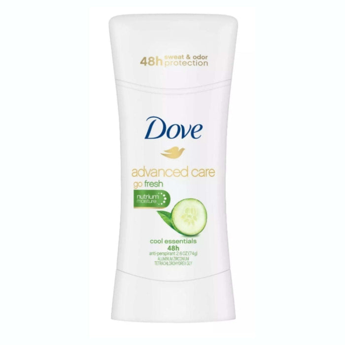 Dove Advanced Care Antiperspirant Deodorant Cool Essentials 2.6 oz (Pack of 3)