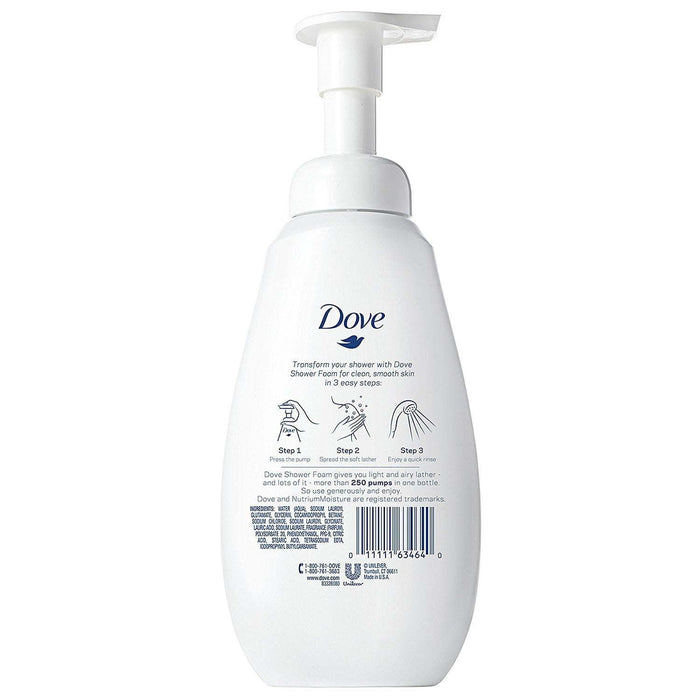 Dove Shower Foam, Shea Butter with Warm Vanilla, 13.5 oz (Pack of 3)