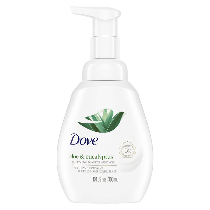 (2 pack) Dove Nourishing Women's Foaming Hand Soap All Skin Aloe & Eucalyptus, 10.1 oz