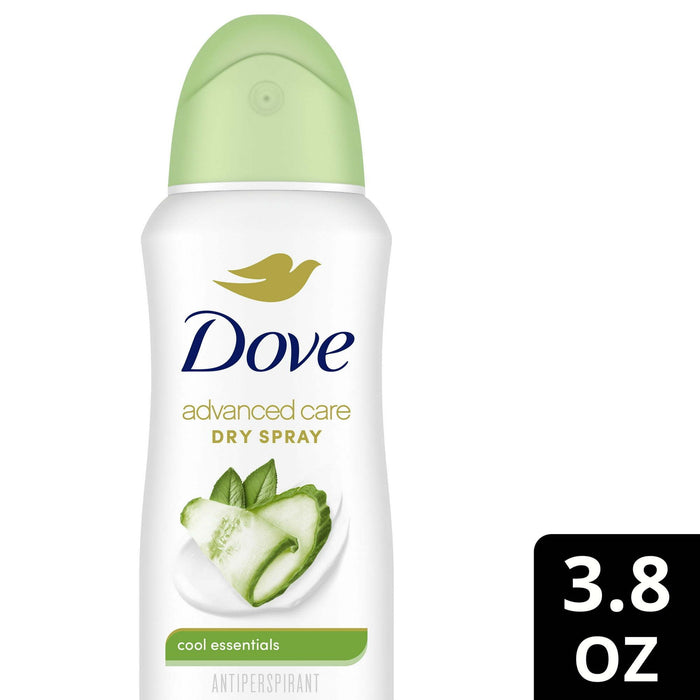 (3 pack) Dove Advanced Care Cool Essentials Dry 48HR Deodorant Spray 2 Pack