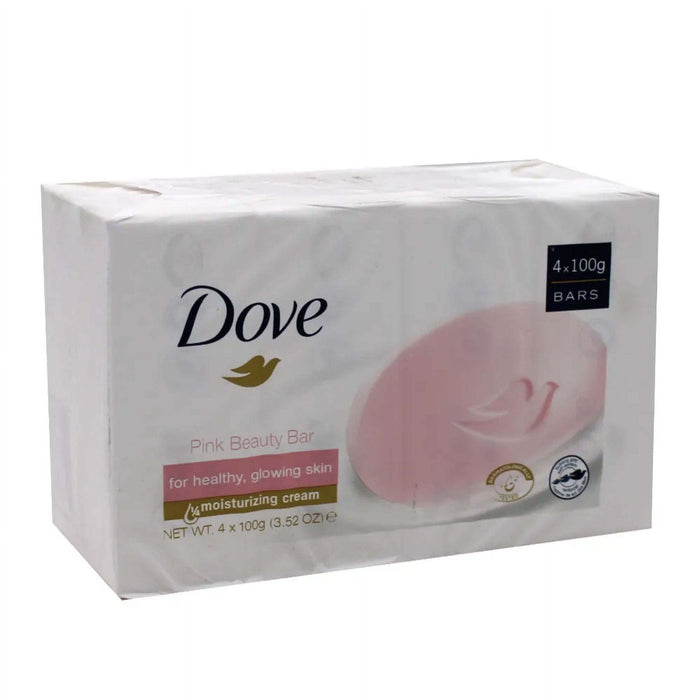 D ove Pink Rose Beauty Bar - 4pk