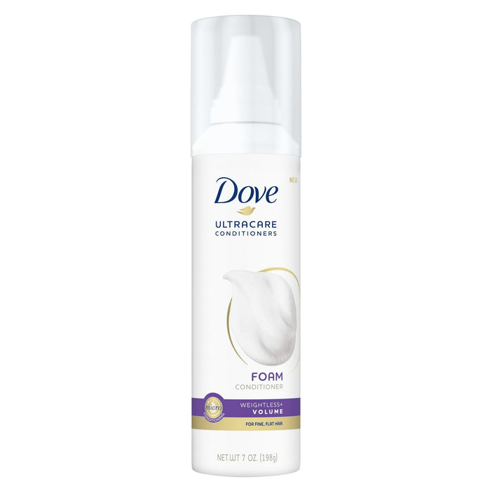 Dove Ultracare Conditioner Foam For Fine, Flat Hair Weightless Volume 7 oz