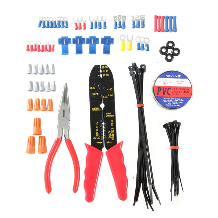 Hyper Tough 99-Pieces Electrical Repair Tool Set with Storage Case TD2163TA, Condition New