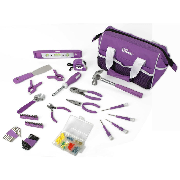 Hyper Tough 89-Piece Household Tool Set, Purple