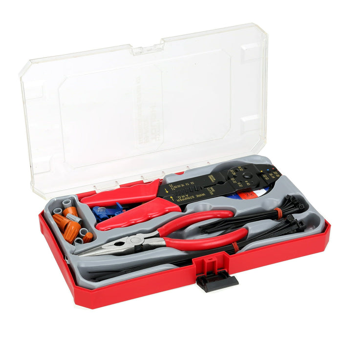 Hyper Tough New 99 Piece Electrical Home Repair Set Including Storage Case TD2179TA