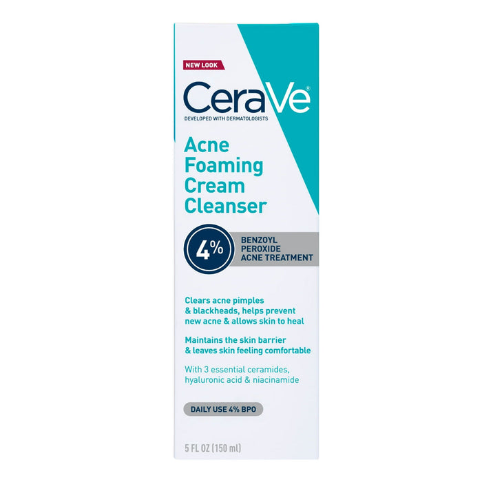 Cerave Acne Foaming Cream Cleanser, 5 fl oz