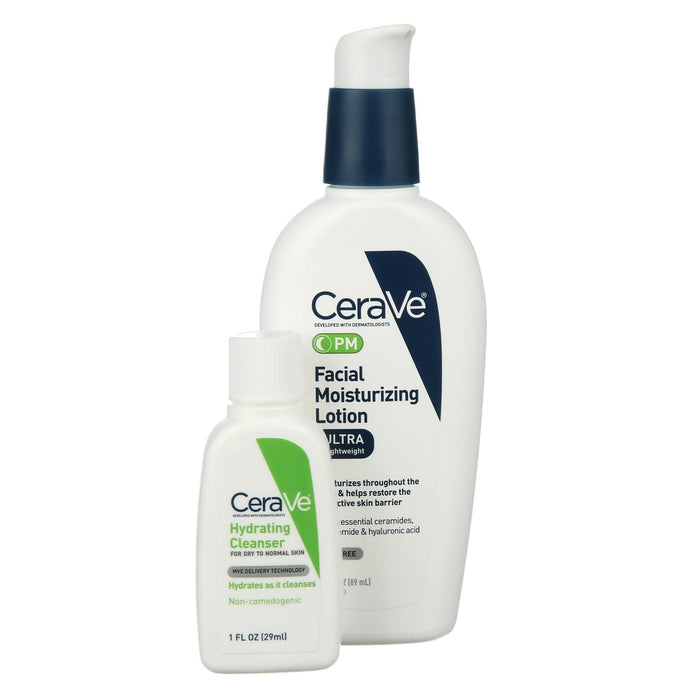 CeraVe PM Lotion with Bonus Cleanser, 4.0 Oz.