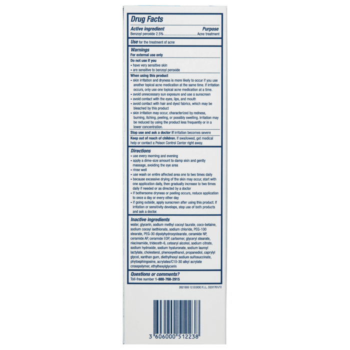 CeraVe Acne Foaming Cream Cleanser 5oz