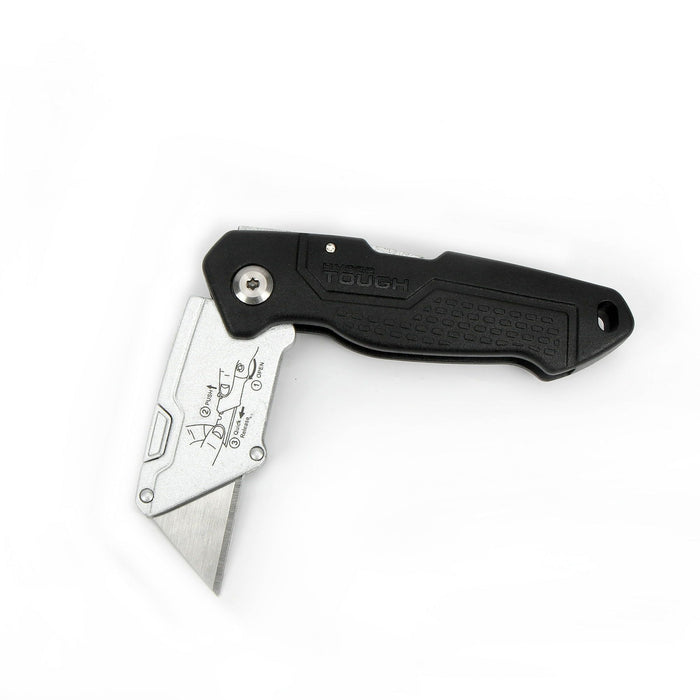 Hyper Tough Folding Lock-back Utility Knife, 9 in