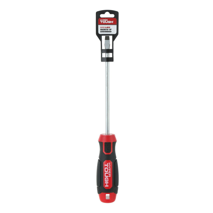 Hyper Tough 1/4 x 6 inch Slotted Screwdriver