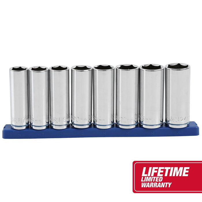 Hyper Tough 9-Piece,1/2-Inch Drive Deep Metric Socket Set, 5834