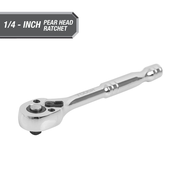 Hyper Tough 1/4-inch Pear Head Ratchet, 5798V